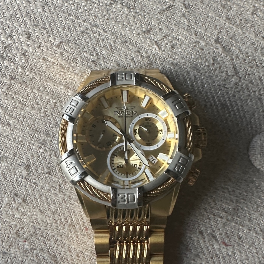 Invicta Two-Tone Gold and Silver Watch
